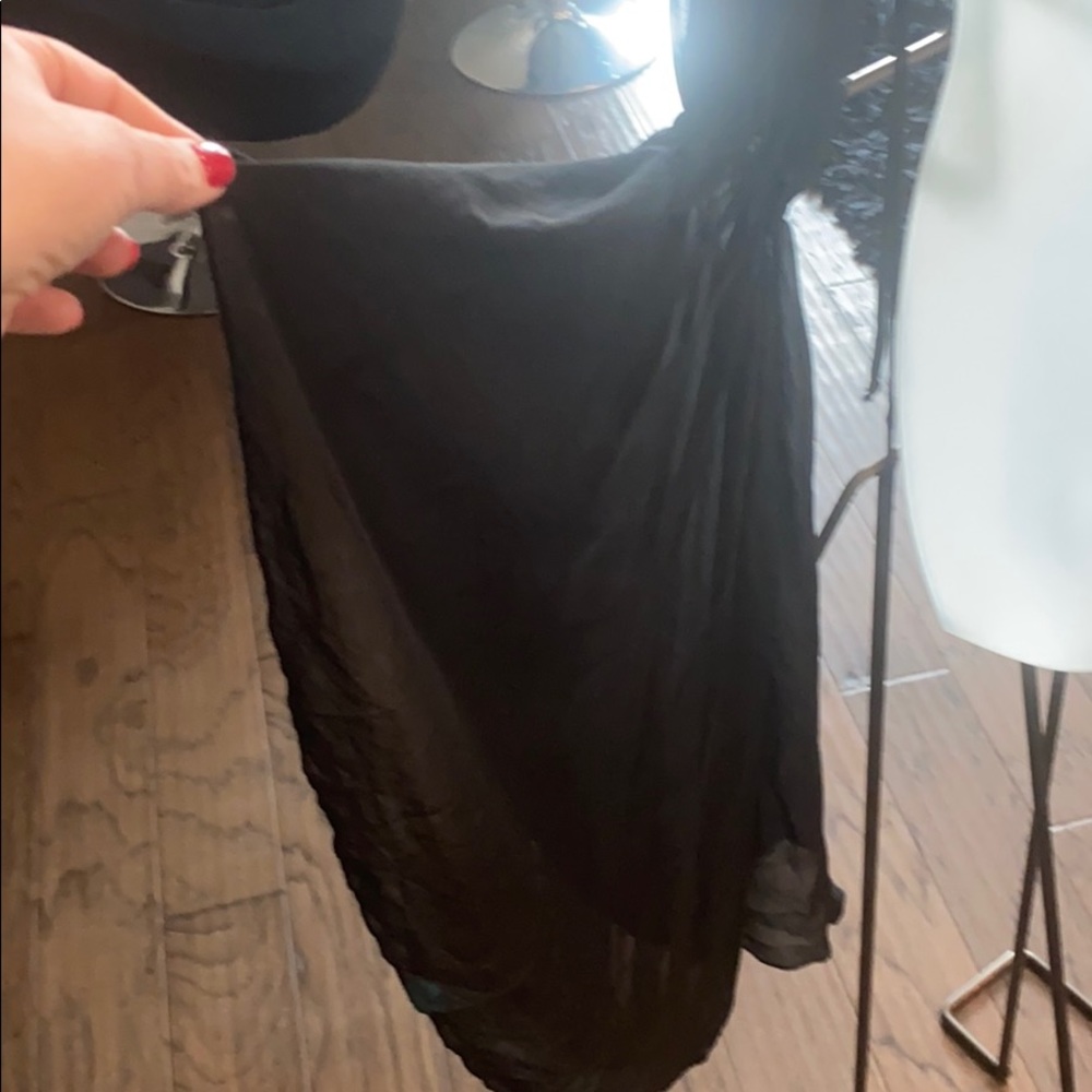 "RESERVED" Dance/ sheer black Top - Picture 4 of 6